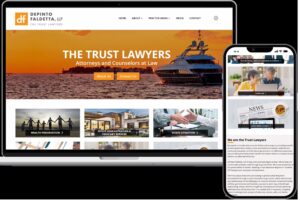 Depinto faldetta website on laptop and phone app