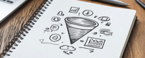 Sketch of website functionality diagram