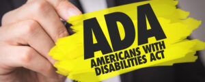 Graphics depicting Americans with Disabilities Act