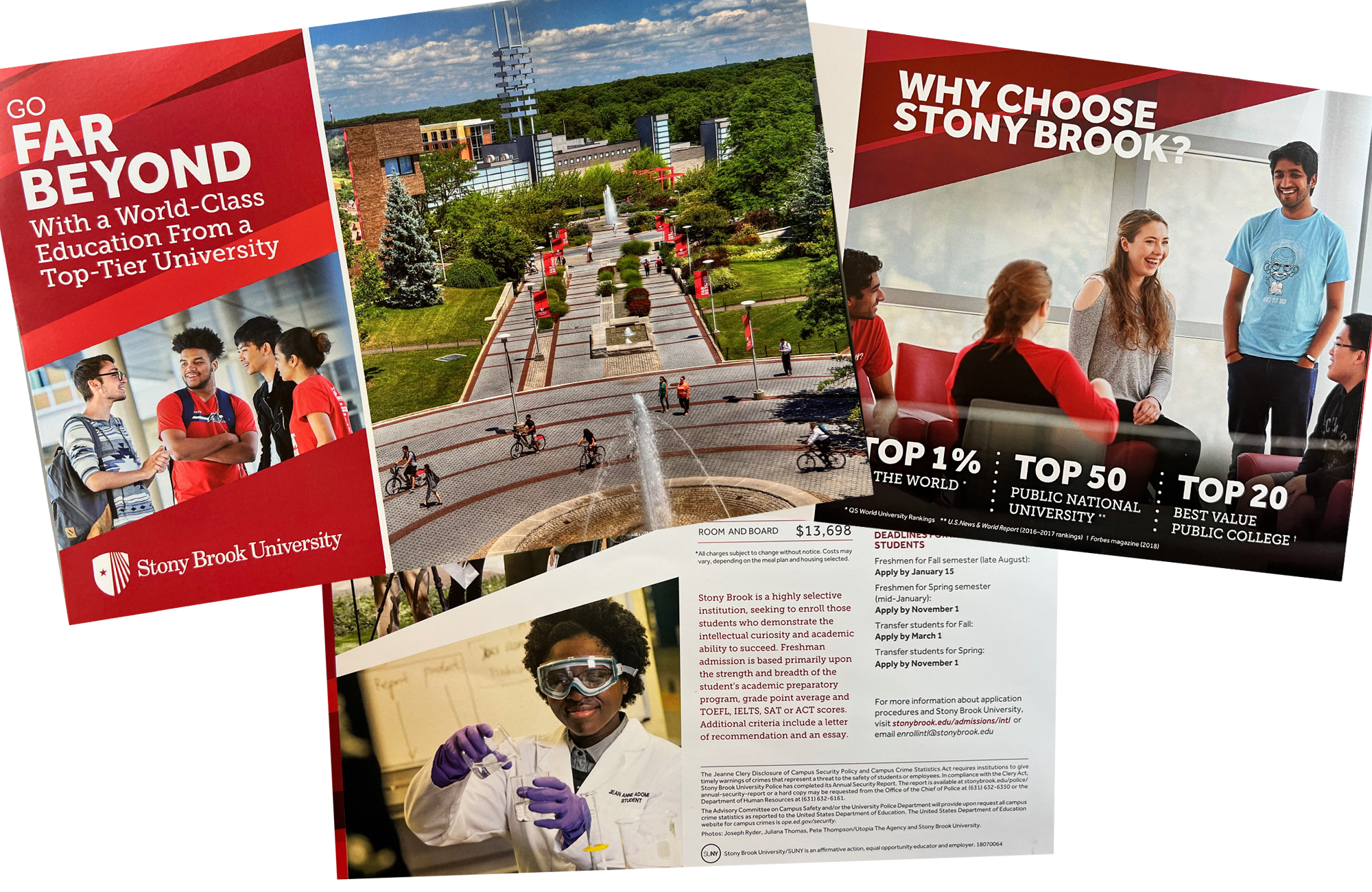 Stony Brook University recruitment brochure
